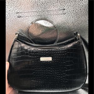 Liz Claiborne Black croc design purse